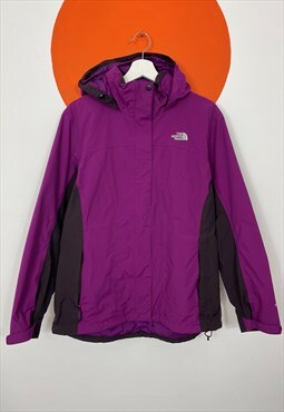 The North Face HyVent Raincoat Purple UK 12