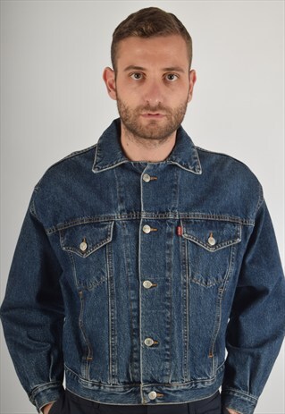 VINTAGE LEVI'S DENIM JACKET SIZE L (1127)