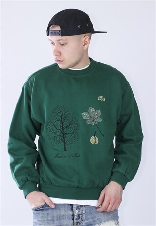 VINTAGE MENS LACOSTE SWEATSHIRT CREW NECK