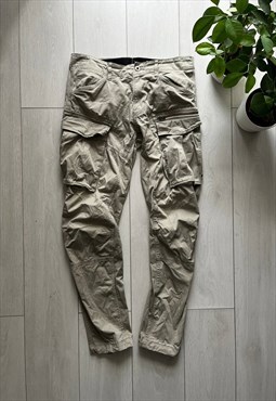 Vintage tactical cargo multipockets khaki streetwear pants
