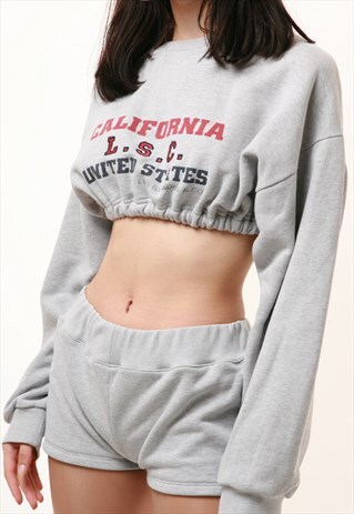 VINTAGE LEVI'S REWORK CROP TOP SHORTS RW39