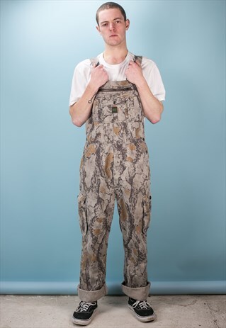 VINTAGE LIBERTY CAMO PRINT DUNGAREES UNISEX RARE 90S