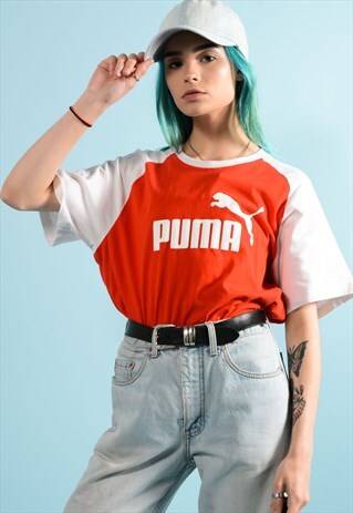 VINTAGE PUMA BASEBALL TEE SHIRT