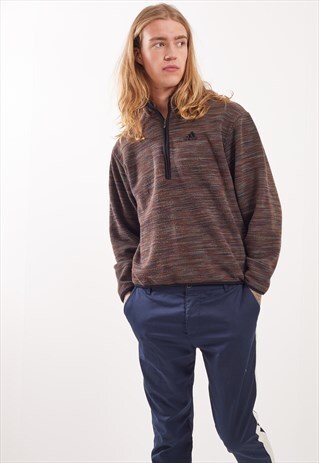 VINTAGE ADIDAS 1/4 ZIP SWEATSHIRT