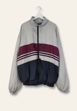 Vintage  Crazy Track Jacket Wivness in Grey L