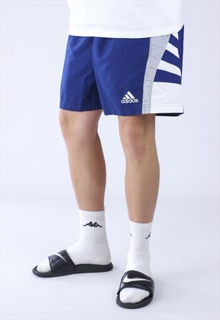 VINTAGE MENS ADIDAS PERFOMANCE TRACK LOGO SHORTS