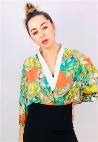 VINTAGE OVERSIZED PATTERN SHIRT