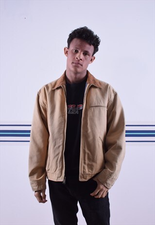 TAN CARHARTT WORKMANS JACKET