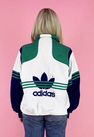 VINTAGE ADIDAS TREFOIL TRACKSUIT TOP JACKET