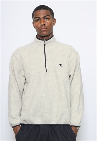 VINTAGE CHAMPION 1/4 ZIP FLEECE