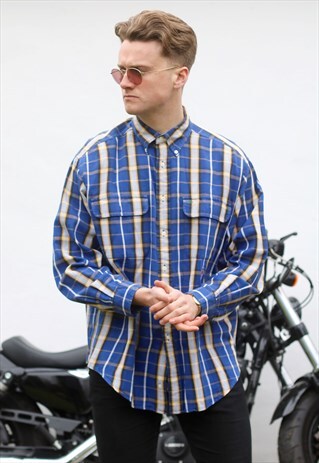 TOMMY HILFIGER USA PLAID CHECK SHIRT