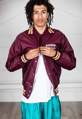 VINTAGE WISCONSIN COACHES COVER UNISEX COACH JACKET