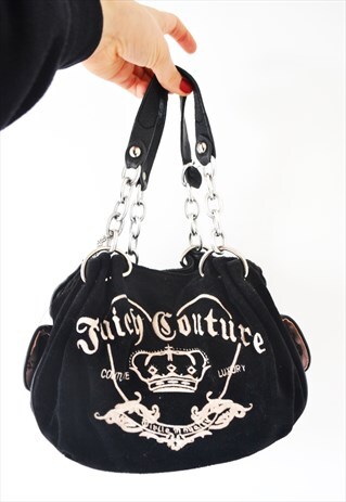 VTG DESIGNER 00'S JUICY COUTURE CROWN HAND BAG