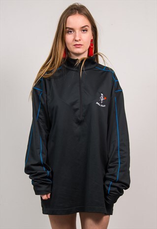 NIKE GOLF CLASSIC BLACK QUARTER ZIP SWEATSHIRT