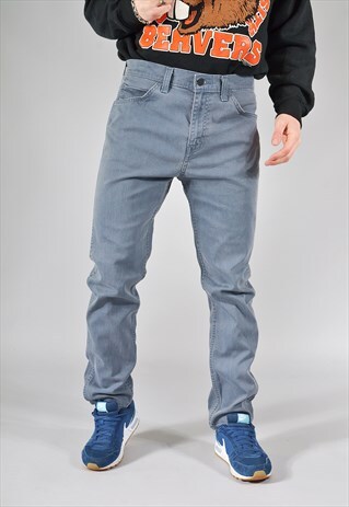 VINTAGE LEVI'S GREY BLUE 508 STRAIGHT LEG JEANS