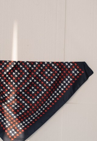 VINTAGE PARIS CHIC SQUARE SCARF IN MULTI PRINT