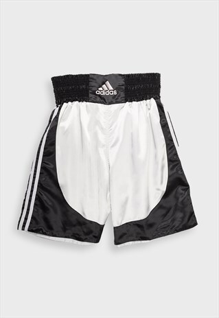 ADIDAS BLACK AND WHITE SPORTS SHORTS