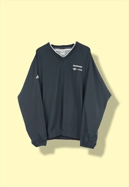 Vintage Adidas Windbreaker Sweatshirt in Black L