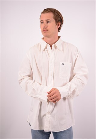VINTAGE KAPPA SHIRT WHITE