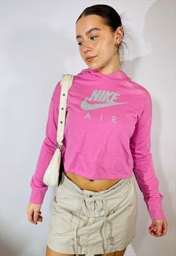 Vintage 00s Y2K Nike Pink Hoodie