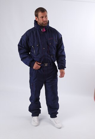 VINTAGE NEVICA FULL SKI SUIT SNOW L/XL 44" TALL FIT (A51W)
