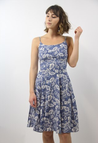 VINTAGE PATTERNED CAMI DRESS