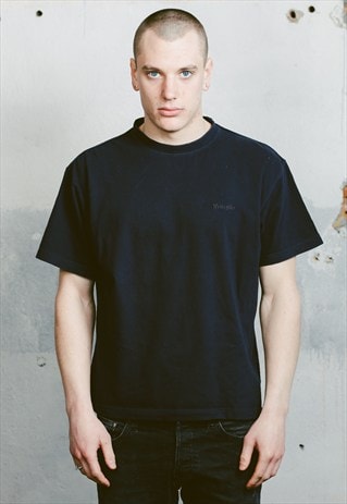 VINTAGE BLACK WRANGLER T-SHIRT