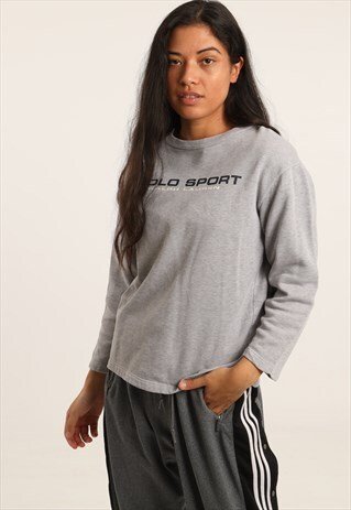 VINTAGE POLO SPORT RALPH LAUREN PRINT SPELLOUT SWEATSHIRT