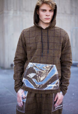 DEMOS 50-60S VINTAGE THICK WOOL FABRIC HOODIES
