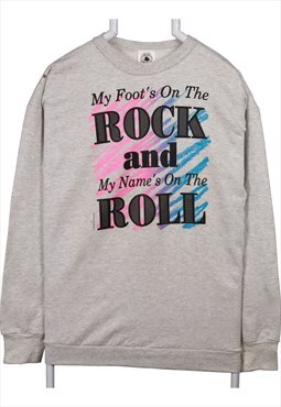 Vintage 90's Ross International Sweatshirt Rock and Roll