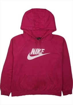 Nike 90's Spellout Center Middle Swoosh Hoodie Medium Pink