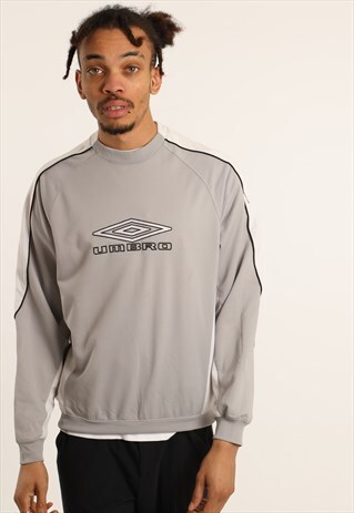 VINTAGE UMBRO EMBROIDERED LOGO SWEATSHIRT