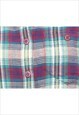 VINTAGE FLANNEL CHECKED CABIN CREEK SHIRT - M
