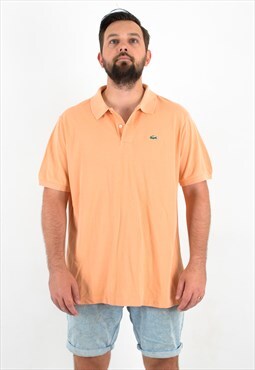 CHEMISE LACOSTE Men's 3XL Vintage Polo Shirt T-shirt Salmon 