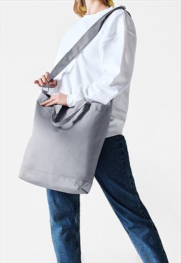 Women's Dual Handle All Day Shoulder Tote Bag - Grey