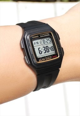 Casio Black F-201WA Digital Watch (Japan import)