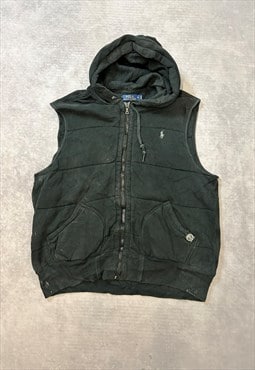 Polo Ralph Lauren Hoodie Gilet Zip Up with Embroidered Logo