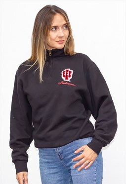 Jan Sport 90's 1/4 Zip Indiana College Sweater