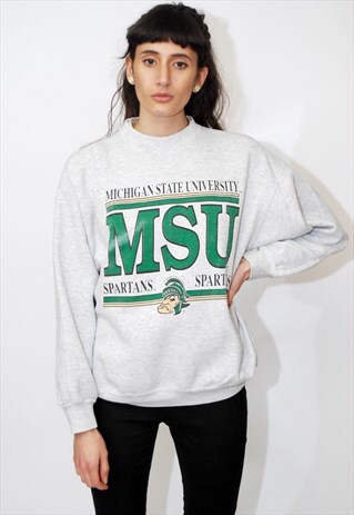 90S MSU SWEATSHIRT (XL) SPARTANS MICHIGAN STATE UNIVERSITY