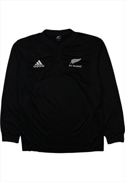 Vintage 90's Adidas Jersey All Blacks Long Sleeve