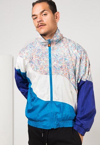 VINTAGE 80S ELLESSE SHELL SPORT JACKET / S1142