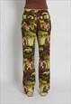 JEAN PAUL GAULTIER 1997 PRINTED EYE OF HORUS TROUSERS