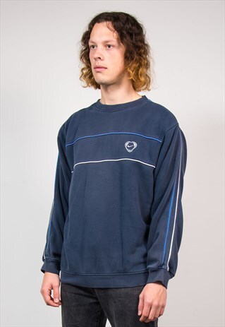 90'S VINTAGE NAVY BLUE NIKE SWEATSHIRT JUMPER