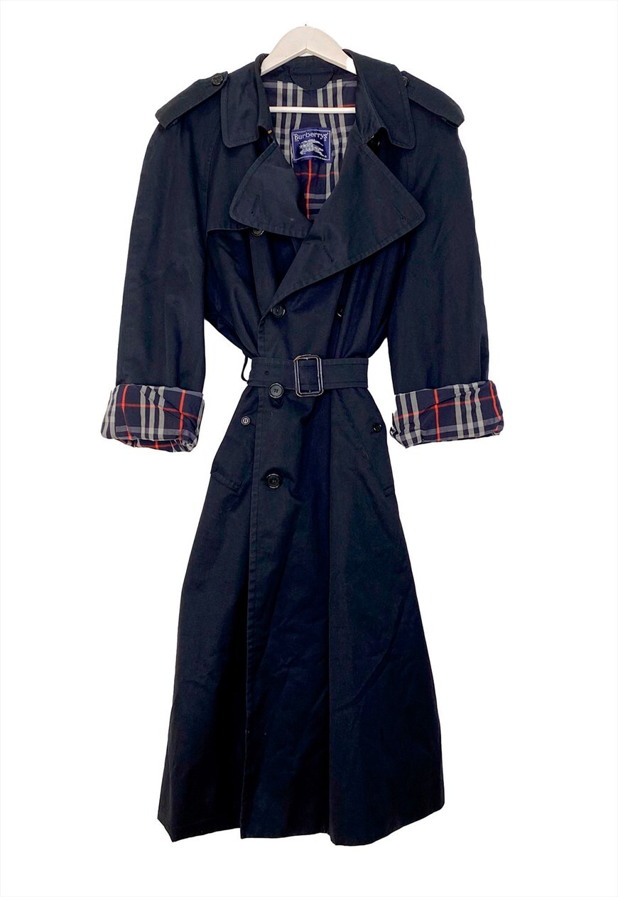 Burberry vintage outlet coat navy