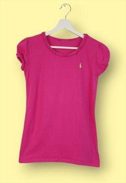 Vintage Ralph Lauren T-Shirt Pk in Pink S