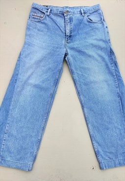 Vintage 90's Reworked Wide Leg Diesel Jeans