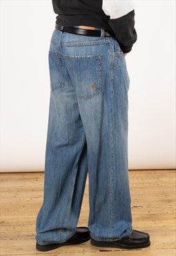 Vintage Rocawear Baggy Jeans Men's Mid Blue