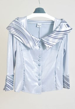 Vintage 00s blouse in silver