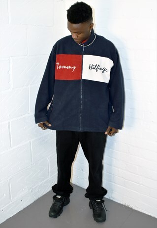 VINTAGE 90S TOMMY HILFIGER FLEECE JACKET