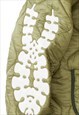 PUNK BOMBER GORPCORE UTILITY PUFFER GRUNGE JACKET IN GREEN